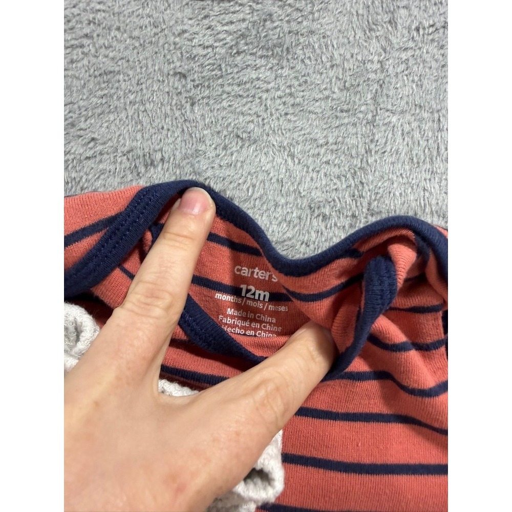 Baby Boy Clothes Bundle 12M Carters Calvin Klein Little Planet 7pc Set Bodysuits - Picture 9 of 10